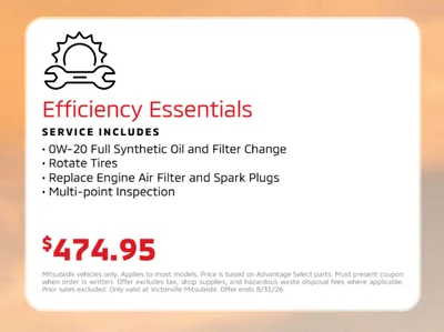 Essentials service coupon — limit one per customer